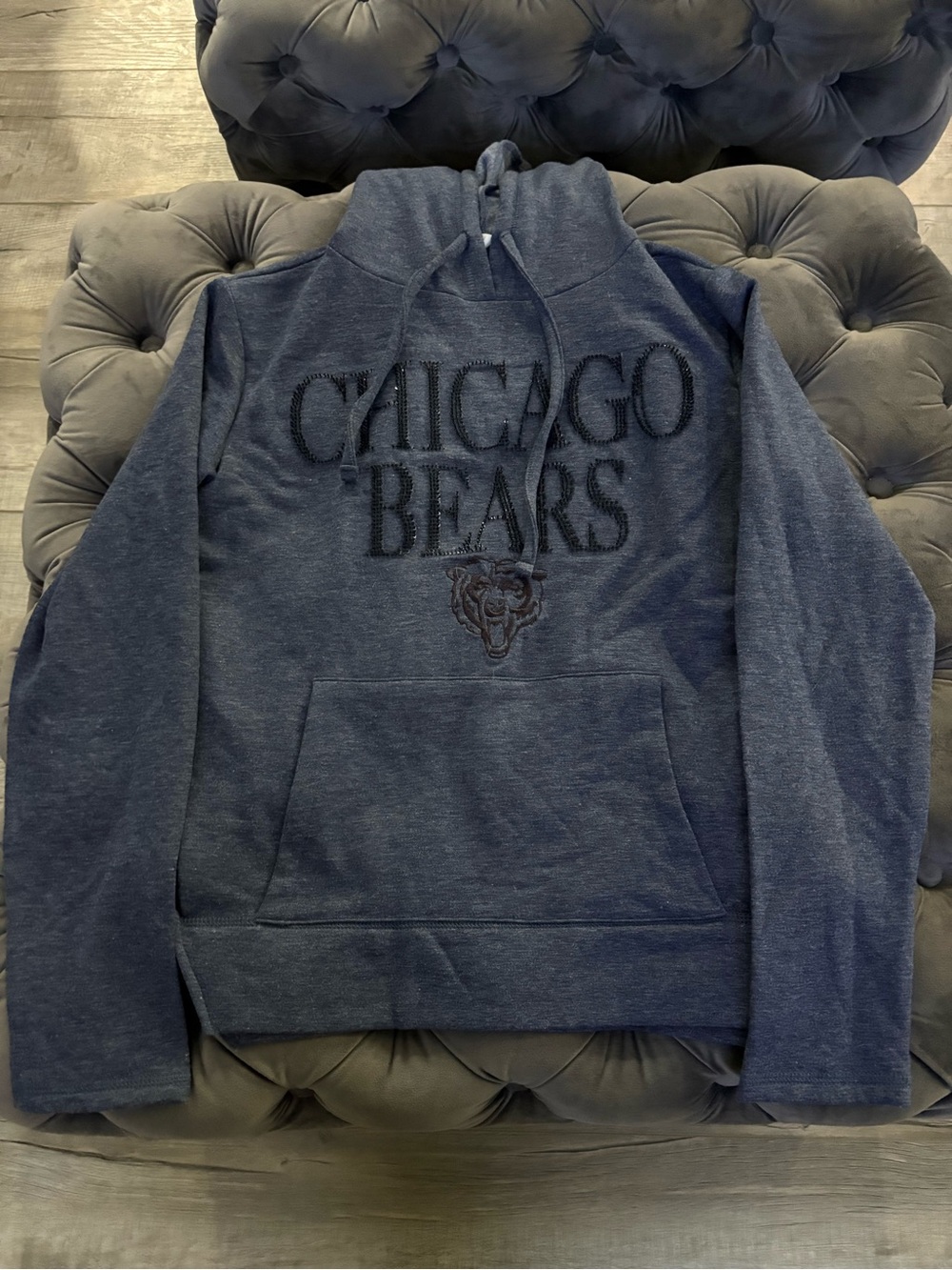 Chicago Bears Women’s Hoodie Small NWOT Blue